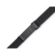 MRHGP-BLK Tracolla in pelle Right Height Black on Black 3 1/2"