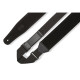 MRHSP-BLK Tracolla in pelle scamosciata Right Height Black 2 1/2"