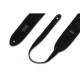 MS12-BLK Tracolla in pelle scamosciata Black 2"