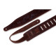 MS17T03-BRN Tracolla in pelle scamosciata Brown Kokopelli 2 1/2"