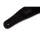 MS26-BLK Tracolla in pelle scamosciata Black 2 1/2"