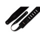 MS26-BLK Tracolla in pelle scamosciata Black 2 1/2"