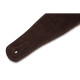 MS26-BRN Tracolla in pelle scamosciata Brown 2 1/2"