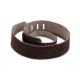 MS26-BRN Tracolla in pelle scamosciata Brown 2 1/2"