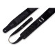 MS26CK-BLK Tracolla in pelle scamosciata Celtic Embossed Black 2 1/2"