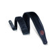MSS2-XL-BLK Tracolla XL in pelle imbottita Black 3"