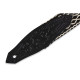 MSSC80-BLK/WHT Tracolla in cotone Cowboy Cotton Black & White 2"
