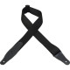 MSSR80-BLK Tracolla in rayon Black 2"