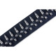 PM28-2B-BLK Tracolla in pelle con proiettili finti Bullets 2"