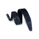 PM44T01-BLK Tracolla in pelle conciata al vegetale con motivo lavorato a mano Black 3"