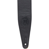 MGS317ST-BLK-HNY Tracolla in pelle con retro in pelle scamosciata Black & Honey 2 1/2"