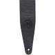 MGS317ST-BLK-HNY Tracolla in pelle con retro in pelle scamosciata Black & Honey 2 1/2"