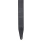 MGS317ST-BLK-HNY Tracolla in pelle con retro in pelle scamosciata Black & Honey 2 1/2"