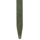 MGS317ST-BRN-GRN Tracolla in pelle con retro in pelle scamosciata Brown & Green 2 1/2"