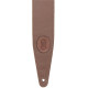 MGS317ST-BRN-GRN Tracolla in pelle con retro in pelle scamosciata Brown & Green 2 1/2"