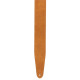 MGS44ST3-BLK-HNY Tracolla in pelle con retro in pelle scamosciata Black & Honey 3"