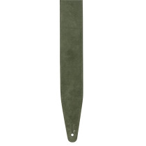 MGS44ST3-BRN-GRN Tracolla in pelle con retro in pelle scamosciata Brown & Green 3"