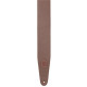 MGS44ST3-BRN-GRN Tracolla in pelle con retro in pelle scamosciata Brown & Green 3"