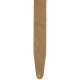 MGS44ST3-TAN-SND Tracolla in pelle con retro in pelle scamosciata Tan 3"
