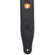 MGS80CS-BLK-HNY Tracolla in pelle imbottita con retro in pelle scamosciata Black & Honey 2 1/2"