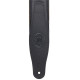 MGS80CS-BLK-HNY Tracolla in pelle imbottita con retro in pelle scamosciata Black & Honey 2 1/2"