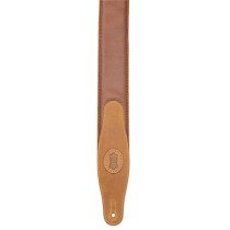 MGS80CS-TAN-SND Tracolla in pelle imbottita con retro in pelle scamosciata Tan 2 1/2"
