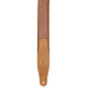 MGS80CS-TAN-SND Tracolla in pelle imbottita con retro in pelle scamosciata Tan 2 1/2"