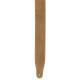 MGS80CS-TAN-SND Tracolla in pelle imbottita con retro in pelle scamosciata Tan 2 1/2"