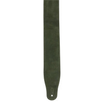 MGS83CS-BRN-GRN Tracolla in pelle imbottita con retro in pelle scamosciata Brown & Green 3"