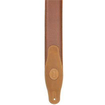 MGS83CS-TAN-SND Tracolla in pelle imbottita con retro in pelle scamosciata Tan 3"