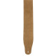 MGS83CS-TAN-SND Tracolla in pelle imbottita con retro in pelle scamosciata Tan 3"