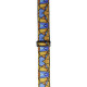 MP3SG-002 Tracolla in polipropilene Blue & Orange 3"