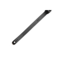 MS19-BLK Tracolla per mandolino in pelle scamosciata Black 3/4"
