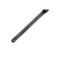 MS19-BLK Tracolla per mandolino in pelle scamosciata Black 3/4"