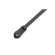 MS19-BLK Tracolla per mandolino in pelle scamosciata Black 3/4"