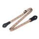 MJ19UKE-001 Tracolla per ukulele in jacquard Red & Yellow 1/2"