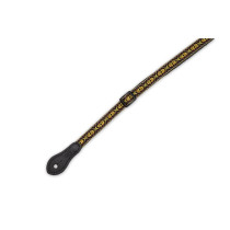 MJ19UKE-002 Tracolla per ukulele in jacquard Black & Yellow 1/2"