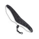 M27W-003 Tracolla per sax in pelle Deluxe Black Rose Black 2"
