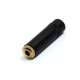 J/miniJS-F-B Presa MiniJack Stereo 3.5 Black