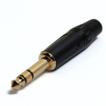 J/JS-M-B Jack Stereo TRS 6.3 Black serie JUST