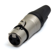 J/XLR-F-S XLR Femmina Silver serie JUST