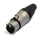 J/XLR-F-S XLR Femmina Silver serie JUST