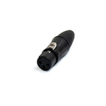 J/XLR-F-B XLR Femmina Black serie JUST