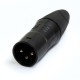 J/XLR-M-B XLR Maschio Black serie JUST