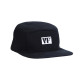 VAHC0032 - Black 5 Panel Camp Hat