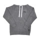 T3425 - Gray Zip Up Logo Hoodie - 2XL