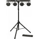 STAGEBAR-II Kit su Treppiede Par + Strobo con Pedaliera Wireless