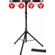 STAGEBAR-II Kit su Treppiede Par + Strobo con Pedaliera Wireless