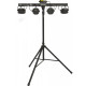 FLORIDABAR-II Kit su Treppiede Par + Derby + Strobo + Laser con Telecomando IR