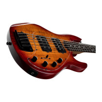 RAY35HH Spalted Maple Blood Orange Burst